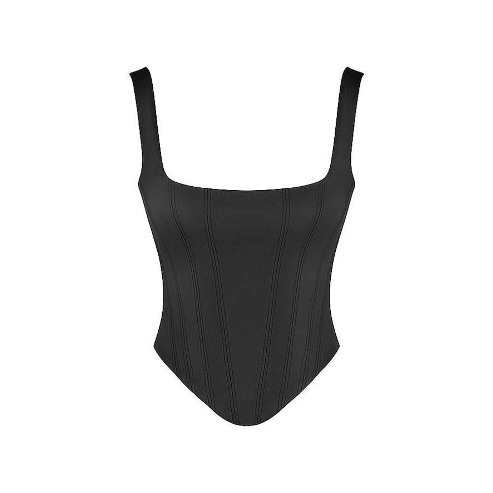 HOUSE OF CB Rafa Satin Longline Corset Top Size Large - Picture 9 of 12